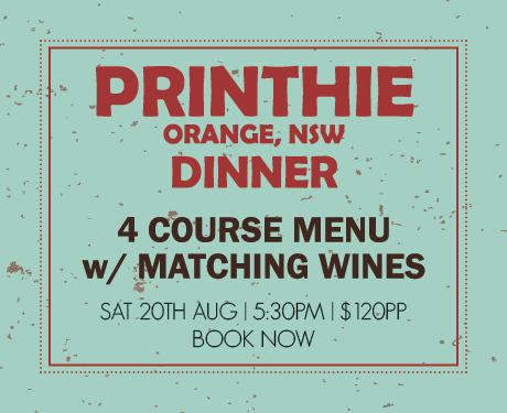 Printhie Wines 4 Course Matching Dinner