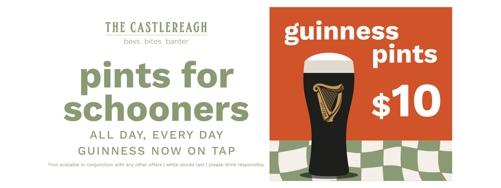 $10 Pint of Guinness