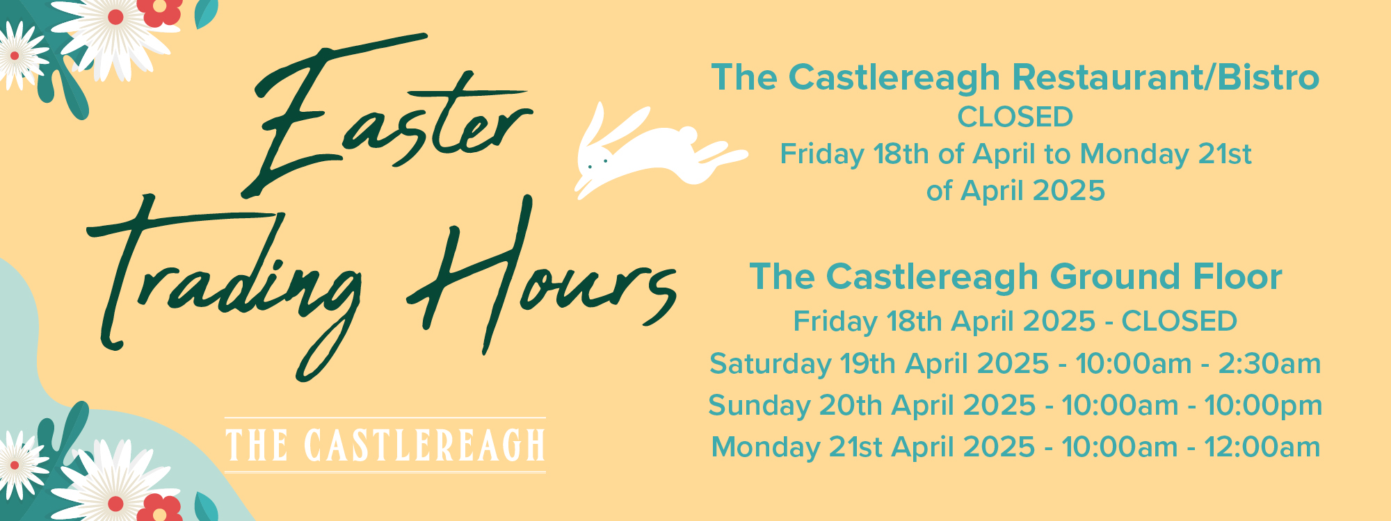 Easter Trading hours